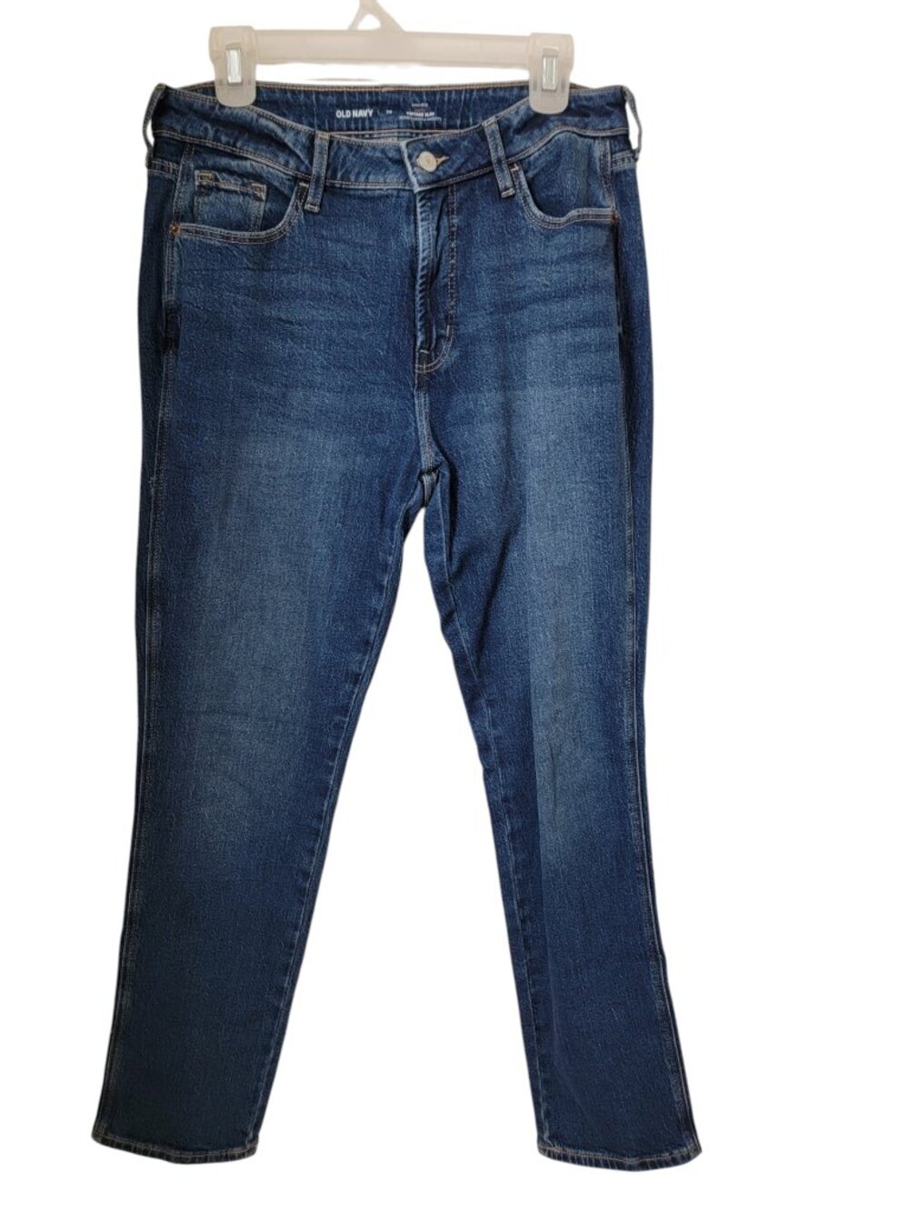 Old Navy Size 10 High Rise Curvy Vintage Slim Denim Blue Jeans
